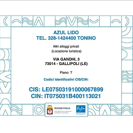 아파트 Azul Lido *