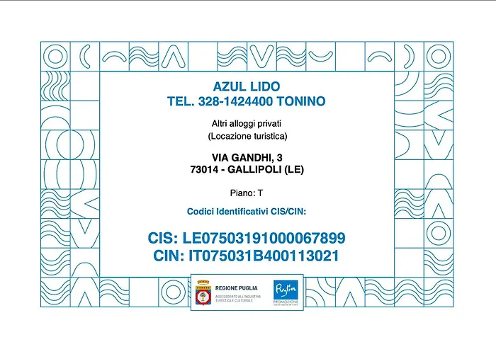 아파트 Azul Lido *